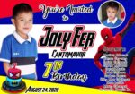 Spiderman Invitation Design