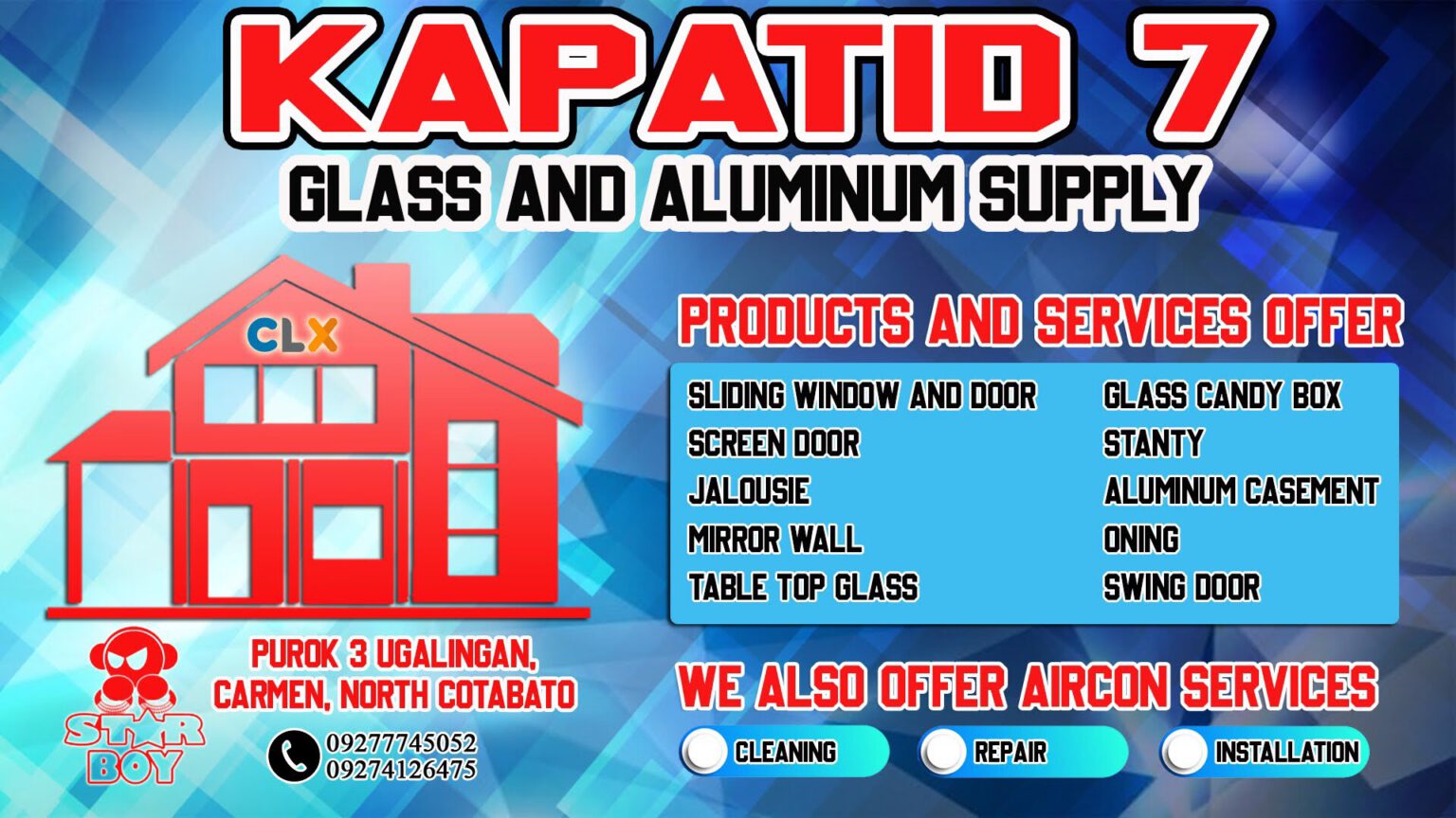 Kapatid 7 Glass and Aluminum Supply