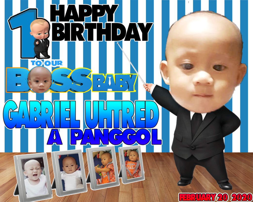 Boss Baby Birthday Tarpaulin Design