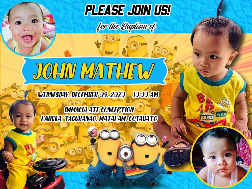 Minion Invitation Templates Free Download