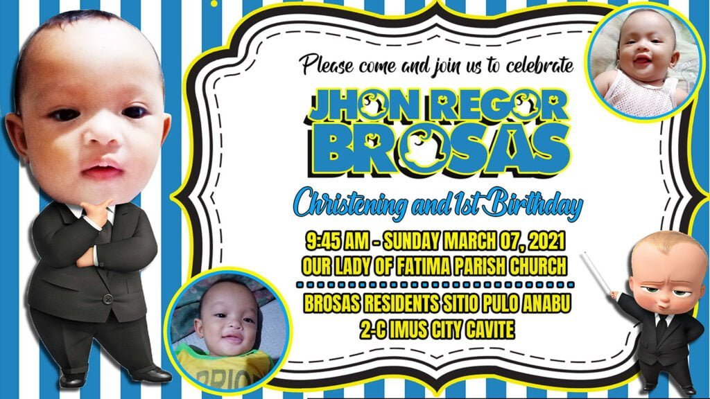 boss baby invitation template layout