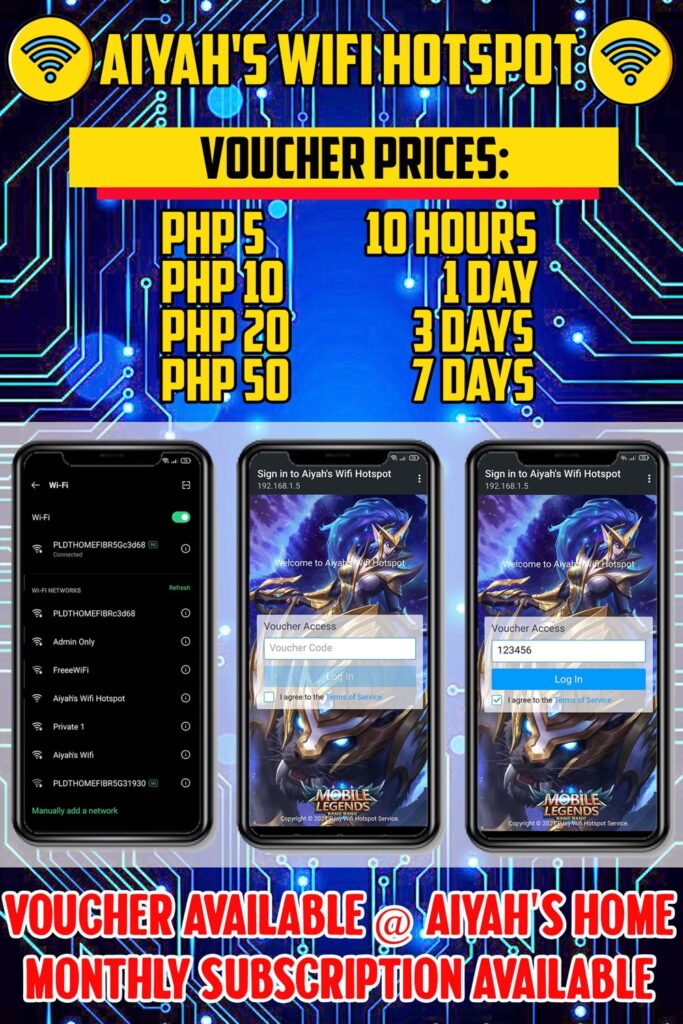 piso wifi tarpaulin layout PSD