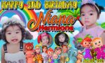 cocomelon for girl birthday tarpaulin layout cocomelon for girl Clouds