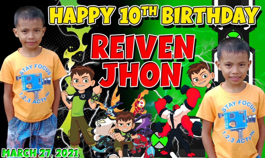 ben 10 tarpaulin design psd