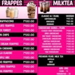 business tarpaulin design for milktea donuts and more