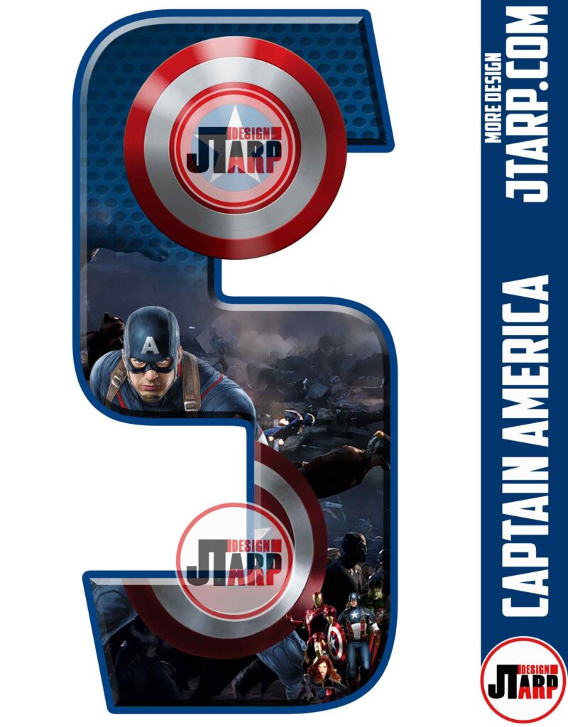 Letter S Captain America Printable