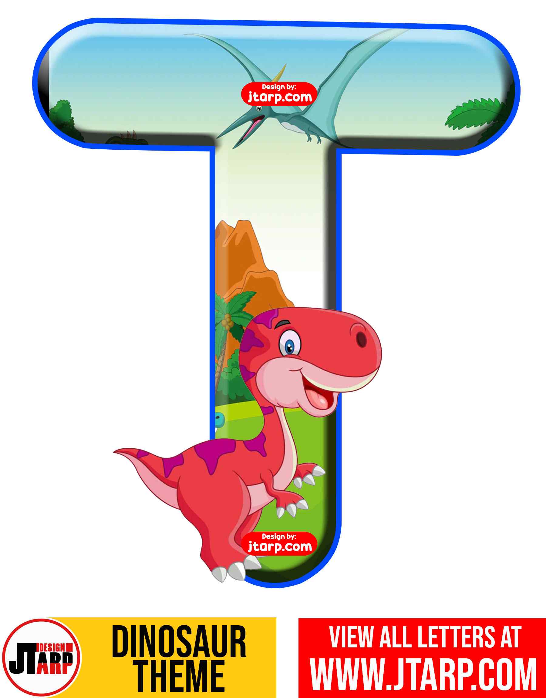 dinosaurs printable letters a z and numbers 0 9