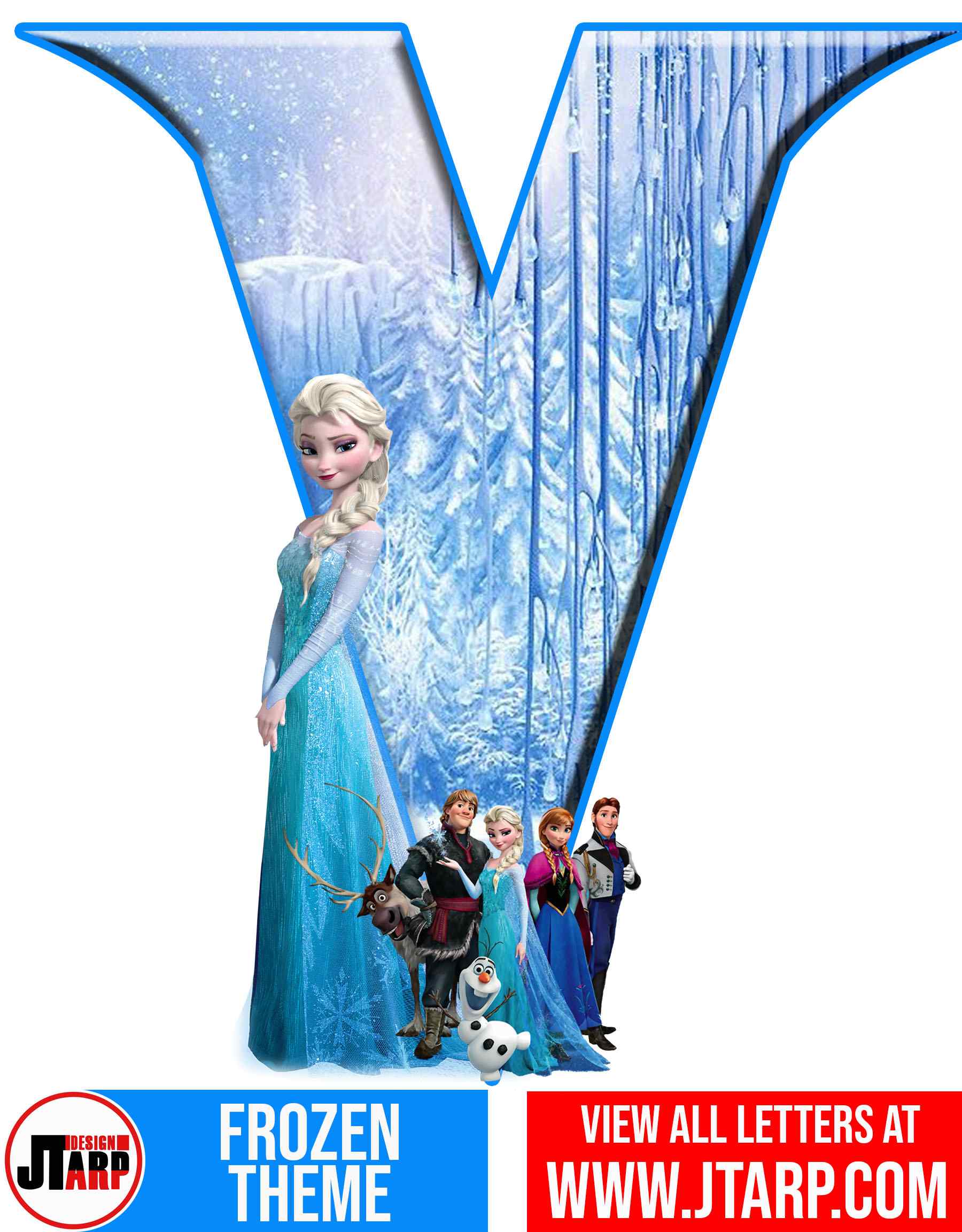 Letter V Frozen Alphabet Letters Printable Free