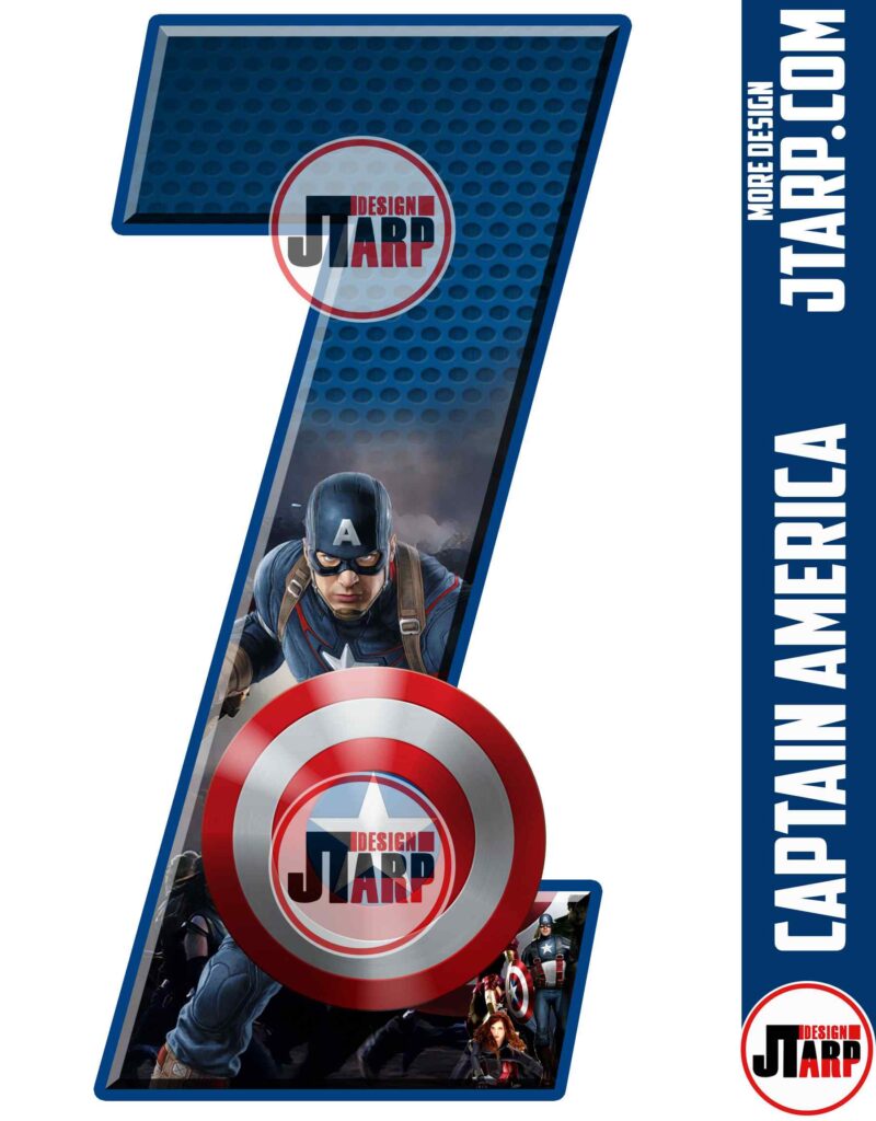 Letter Z Captain America Printable