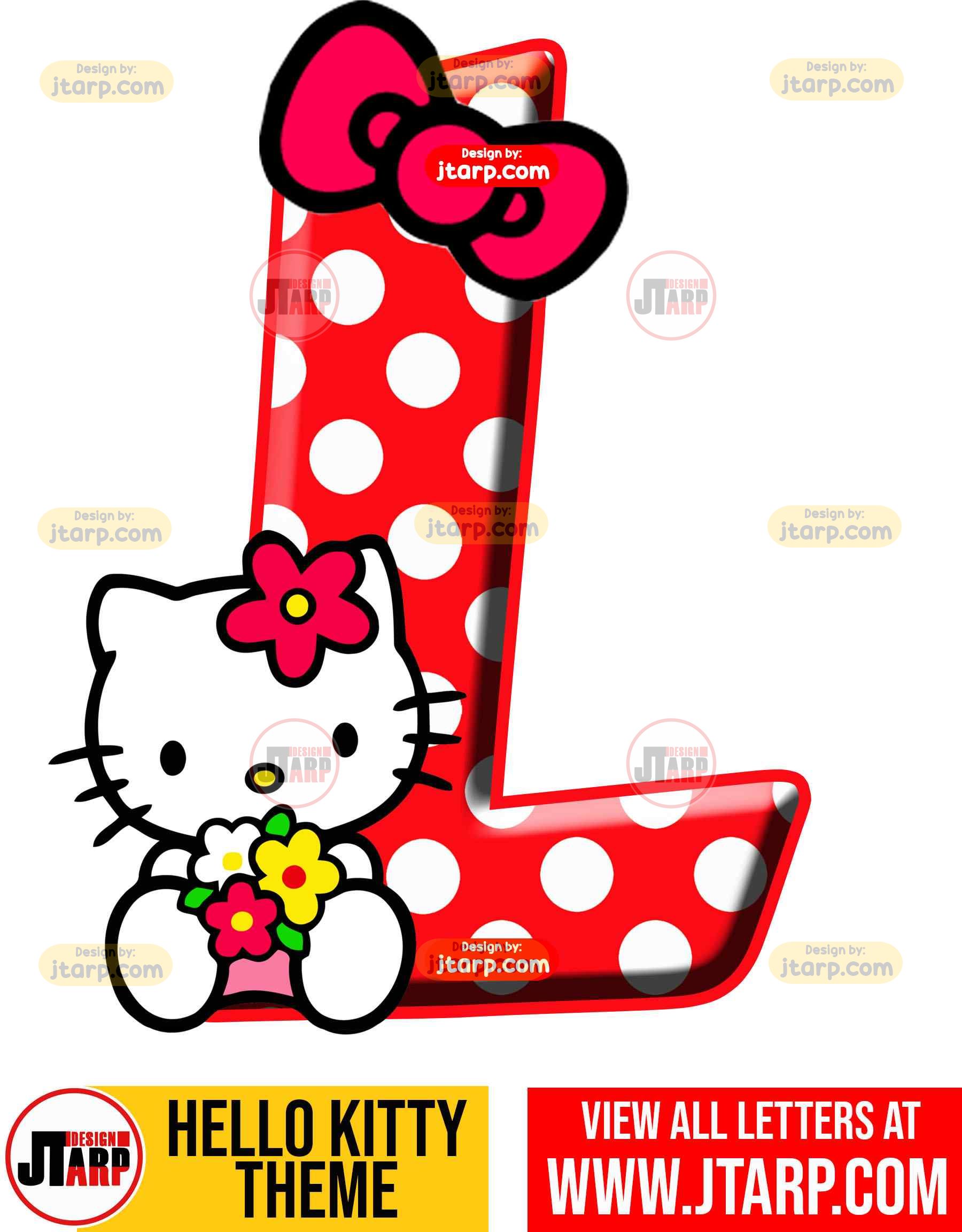 Letter L Hello Kitty Printable Letters Design Letter L Hello Kitty Printable Letters Design