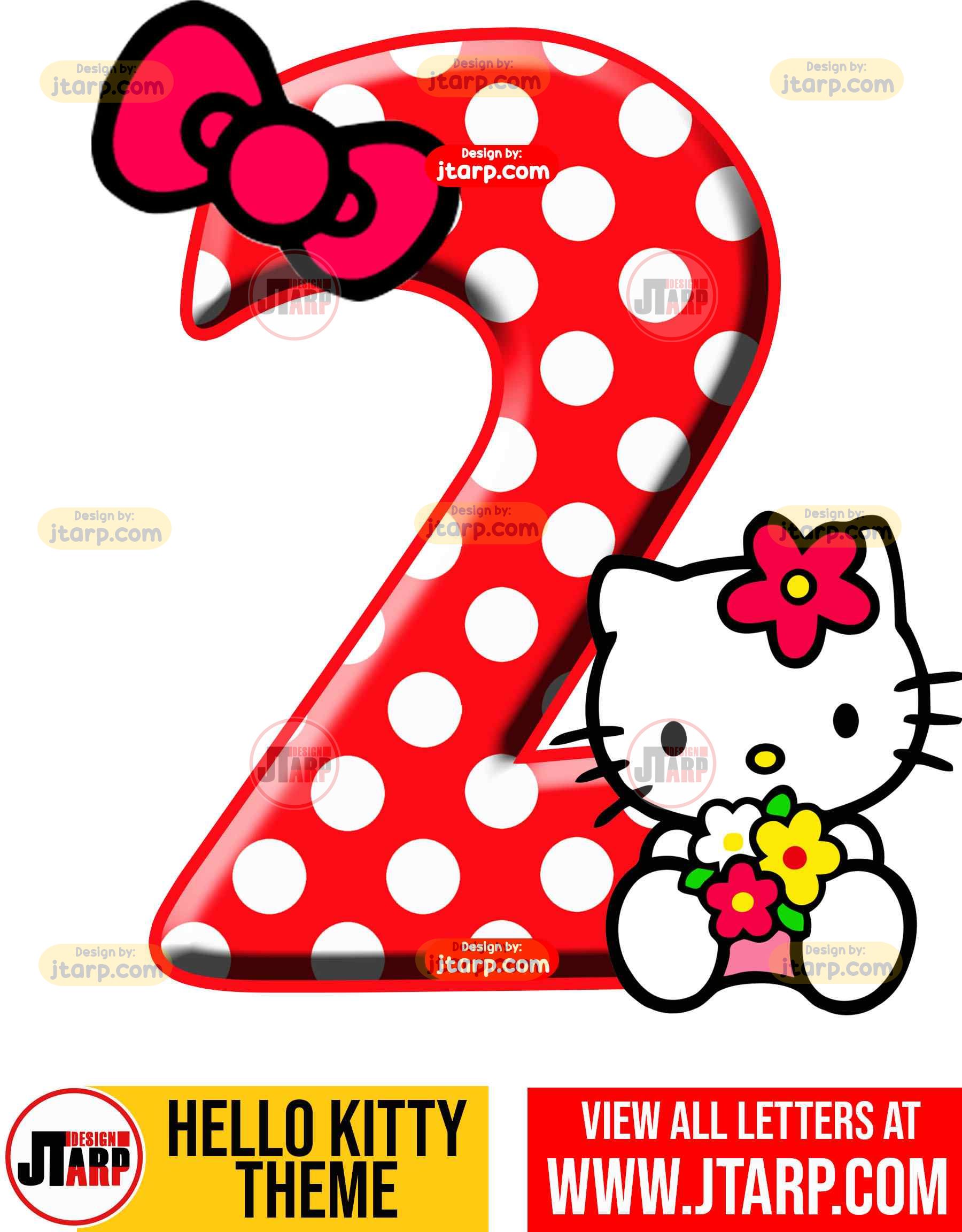 Number 2 hello kitty numbers 1 10 free download