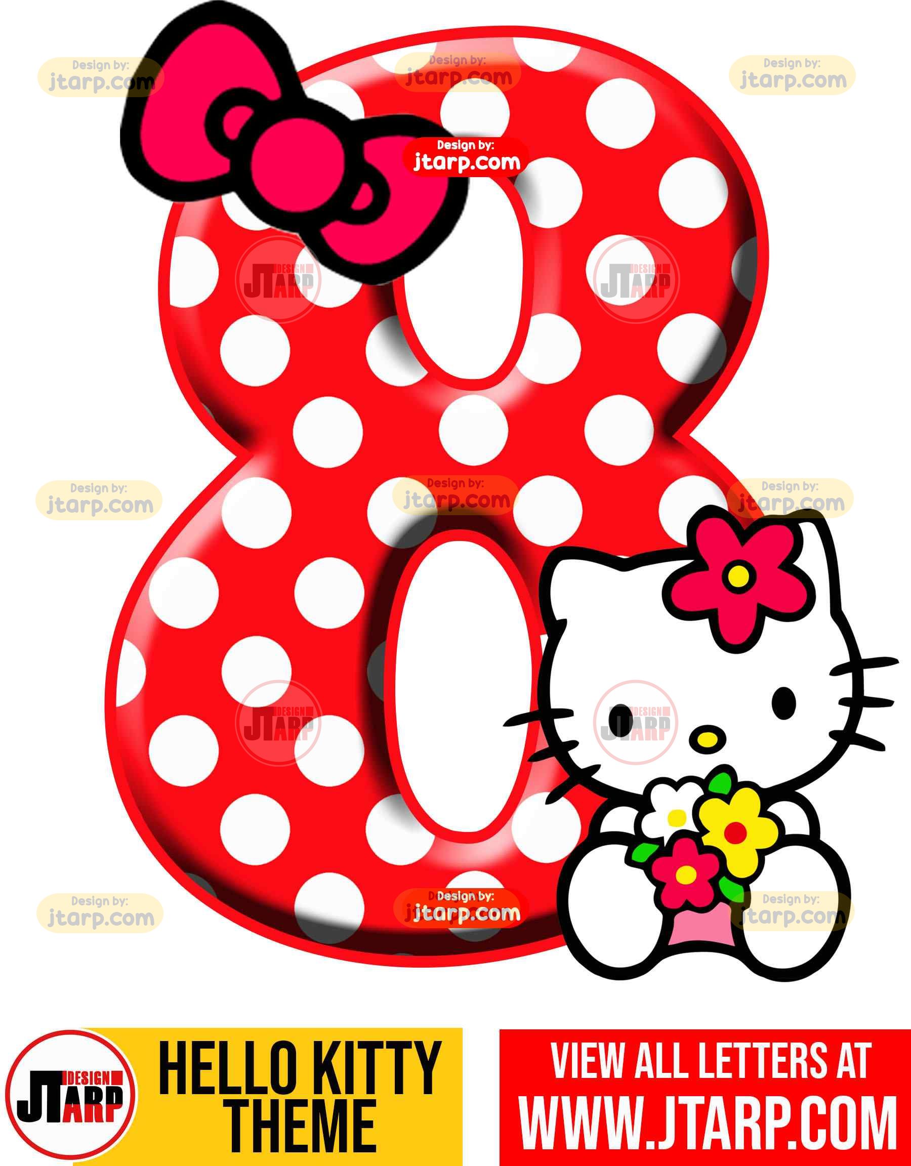 Number 8 hello kitty numbers 1 10 free download