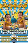 Minions Birthday Theme Tar Yellow Blue Theme