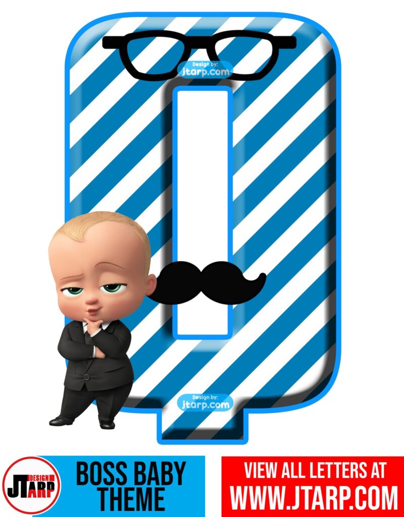 boss baby letter q free printable