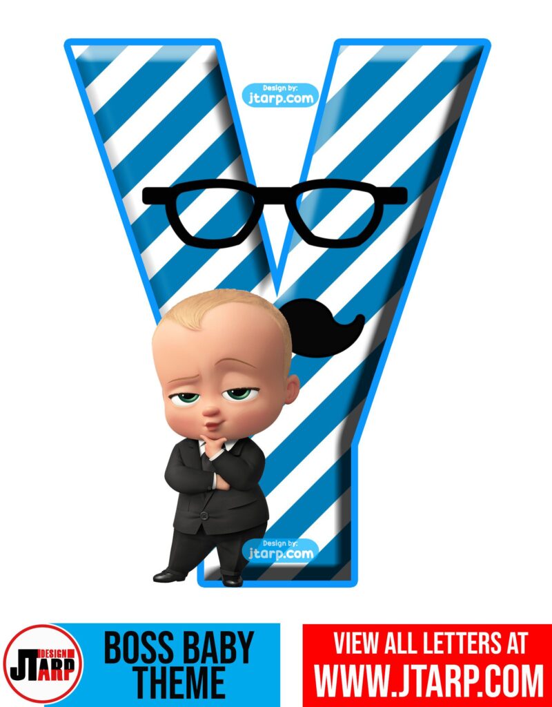 boss baby letter y free printable