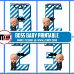 boss baby printable letters and numbers
