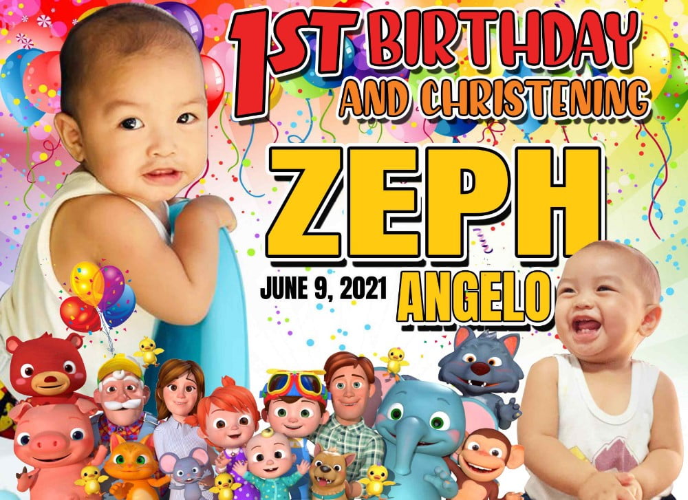 cocomelon birthday tarpaulin layout for boy