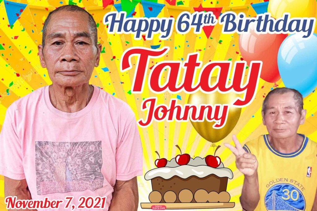 Tatay Johnny 64th Birthday Tarp
