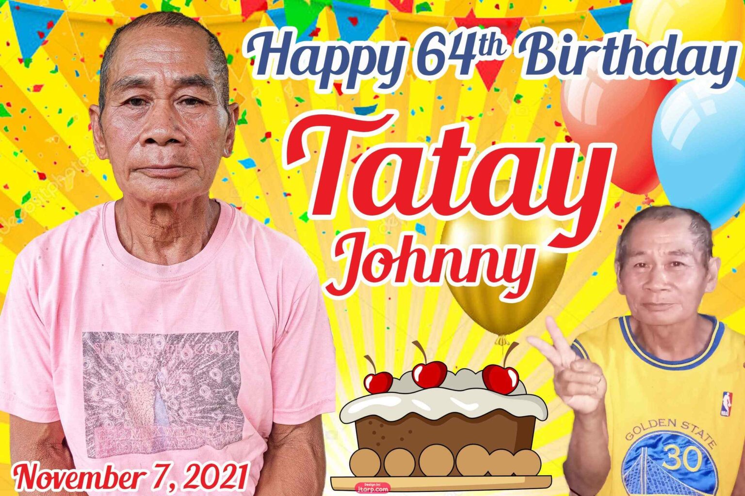 Tatay Johnny 64th Birthday Tarp