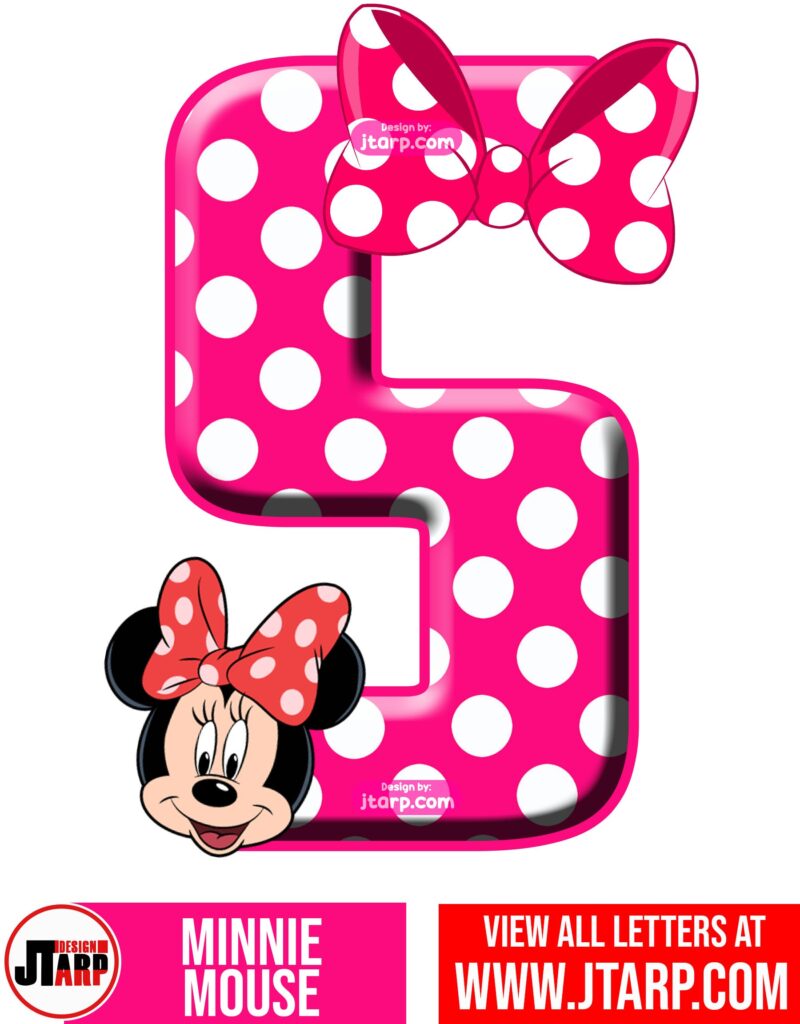 Minnie Mouse Printable Letter S