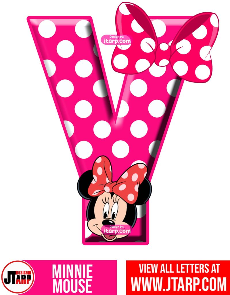 Minnie Mouse Printable Letter Y