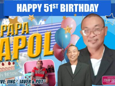 2x3 Happy 51st Birthday Papa Apol