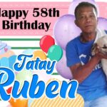 2x3 Happy 58th Birthday Tatay Ruben