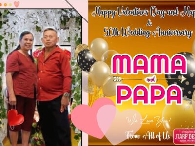 2x3 Happy Valentine s Day and Happy 50th Wedding Anniversary Mama Papa Gold