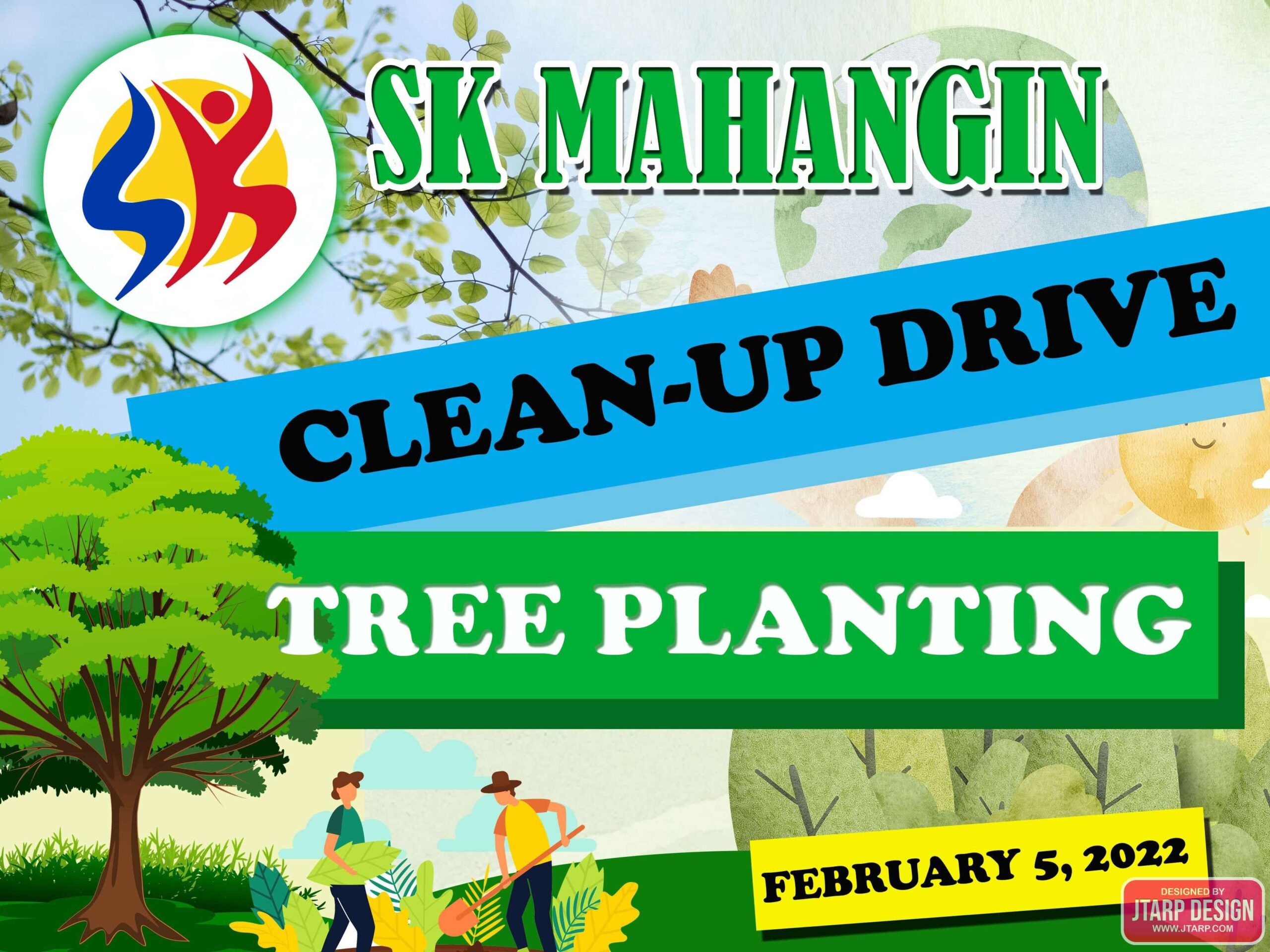 3x4 CLEAN UP DRIVE AND TREE PLANTING