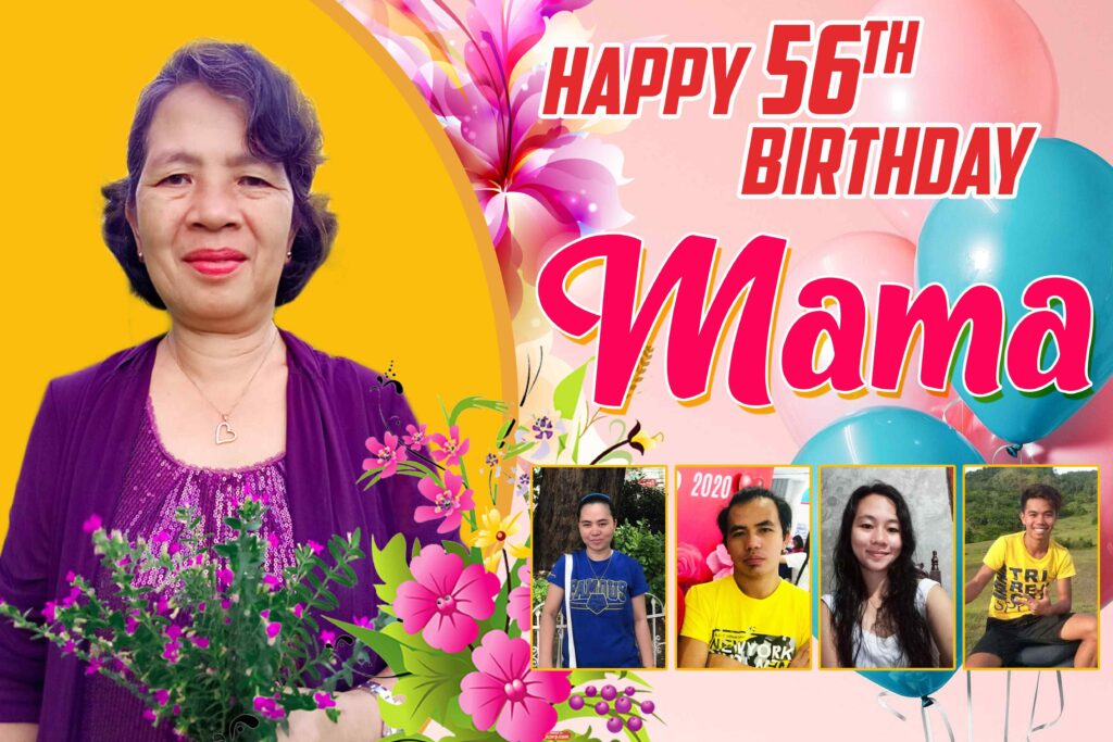 4x6 56th Birthday Mama