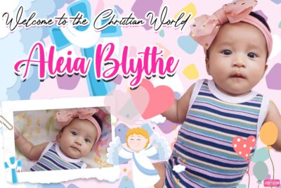 4x6 Welcome to the Christian World Aleia Blythe