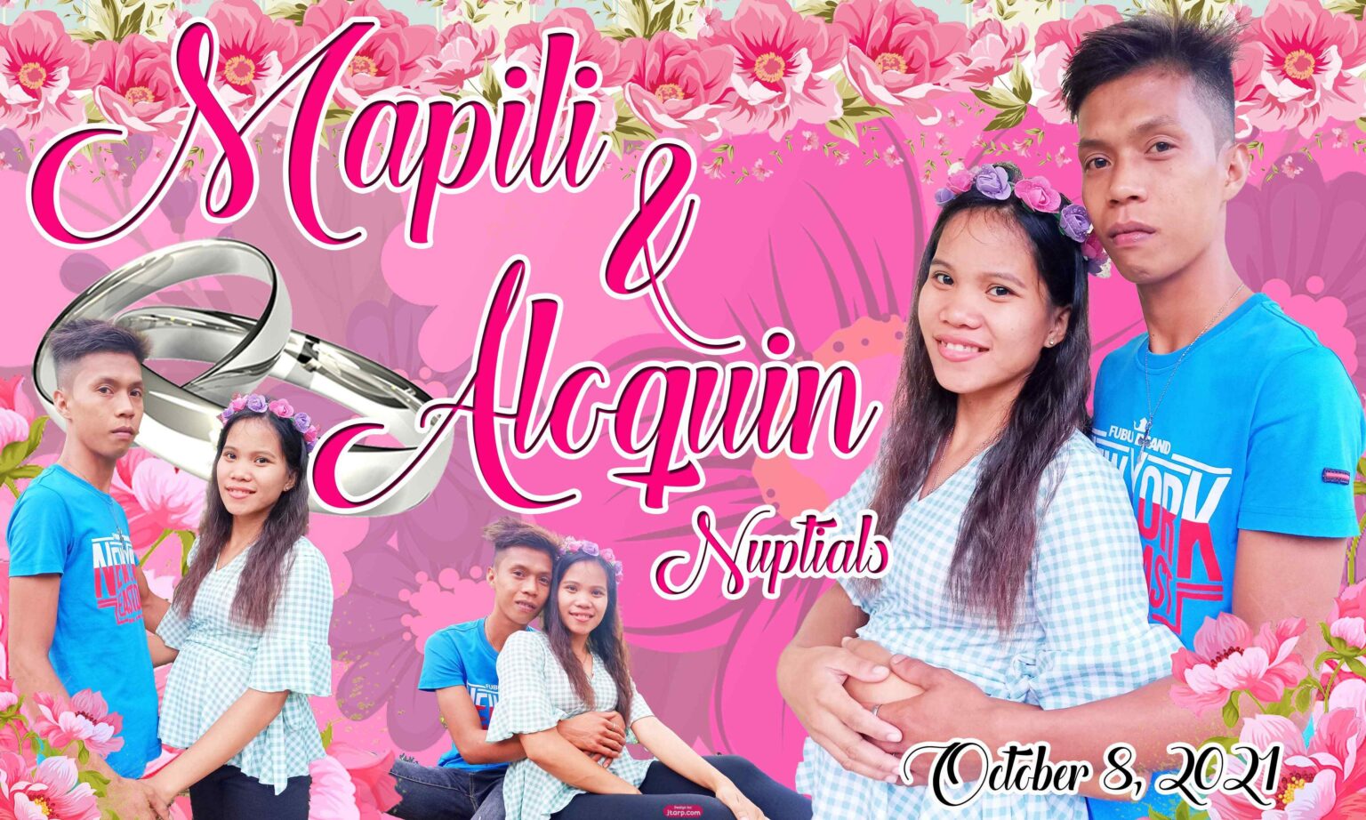 5x3 Mapili and Aloquin Wedding Tarpaulin