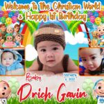 5x6 Baby Drich Gavin Welcome to the Christian World and Happy 1st Birthday