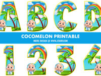 Cocomelon Printable Letters and Numbers Thumbnail