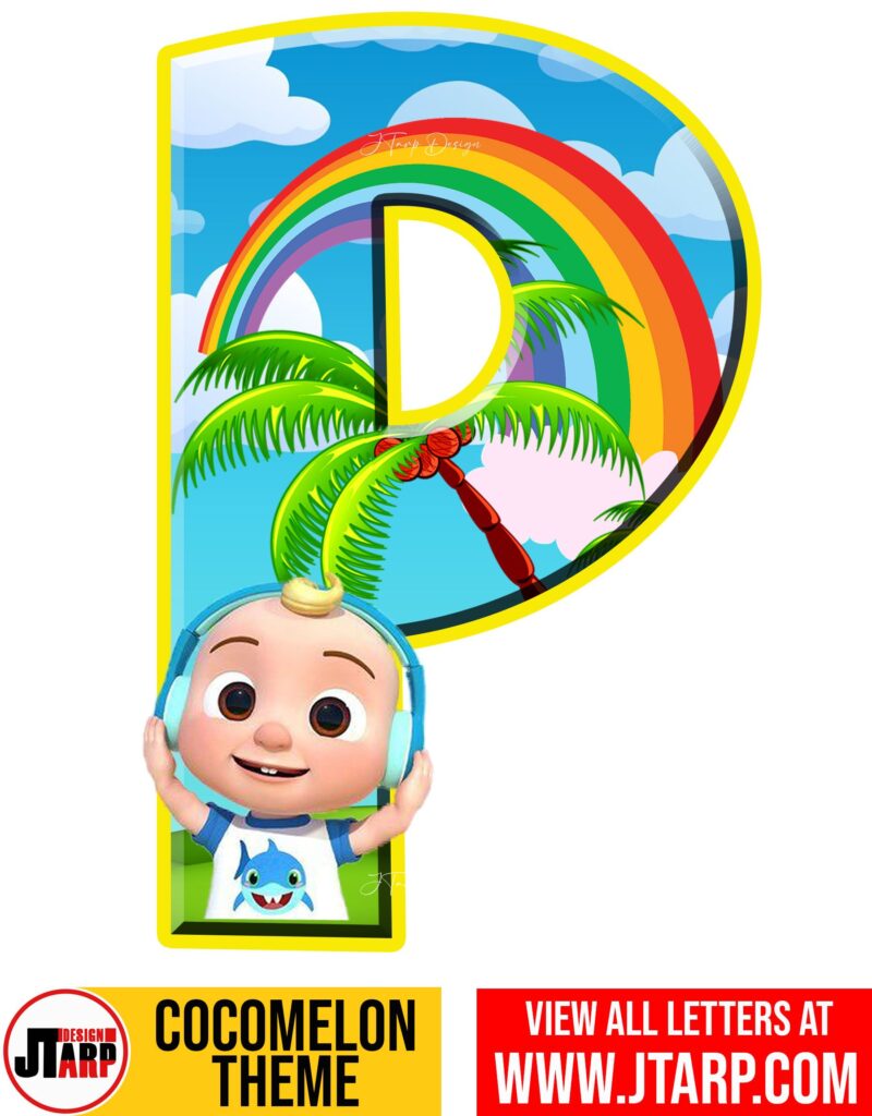 Letter P Cocomelon Printables