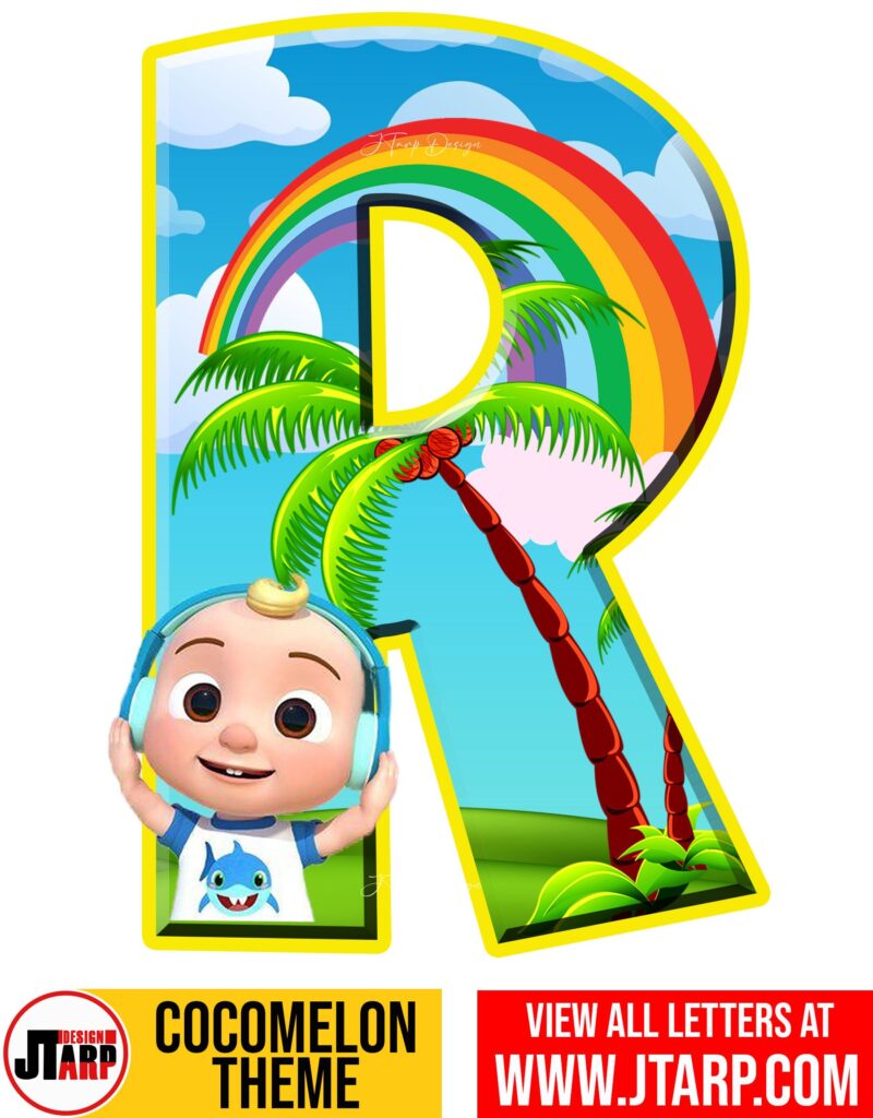 Letter R Cocomelon Printables