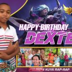 3x2 Happy Birthday Dexter Mobile Legend Martis