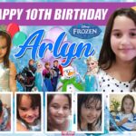 4x5 Happy 10th Bday Arlyn Frozen Elsa Theme