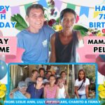 3x2 Happy 74th Birthday Tatay Cosme and 78th Birthday Mama Lola Peling