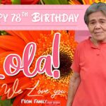 3x2 Happy 78th Birthday LOLA