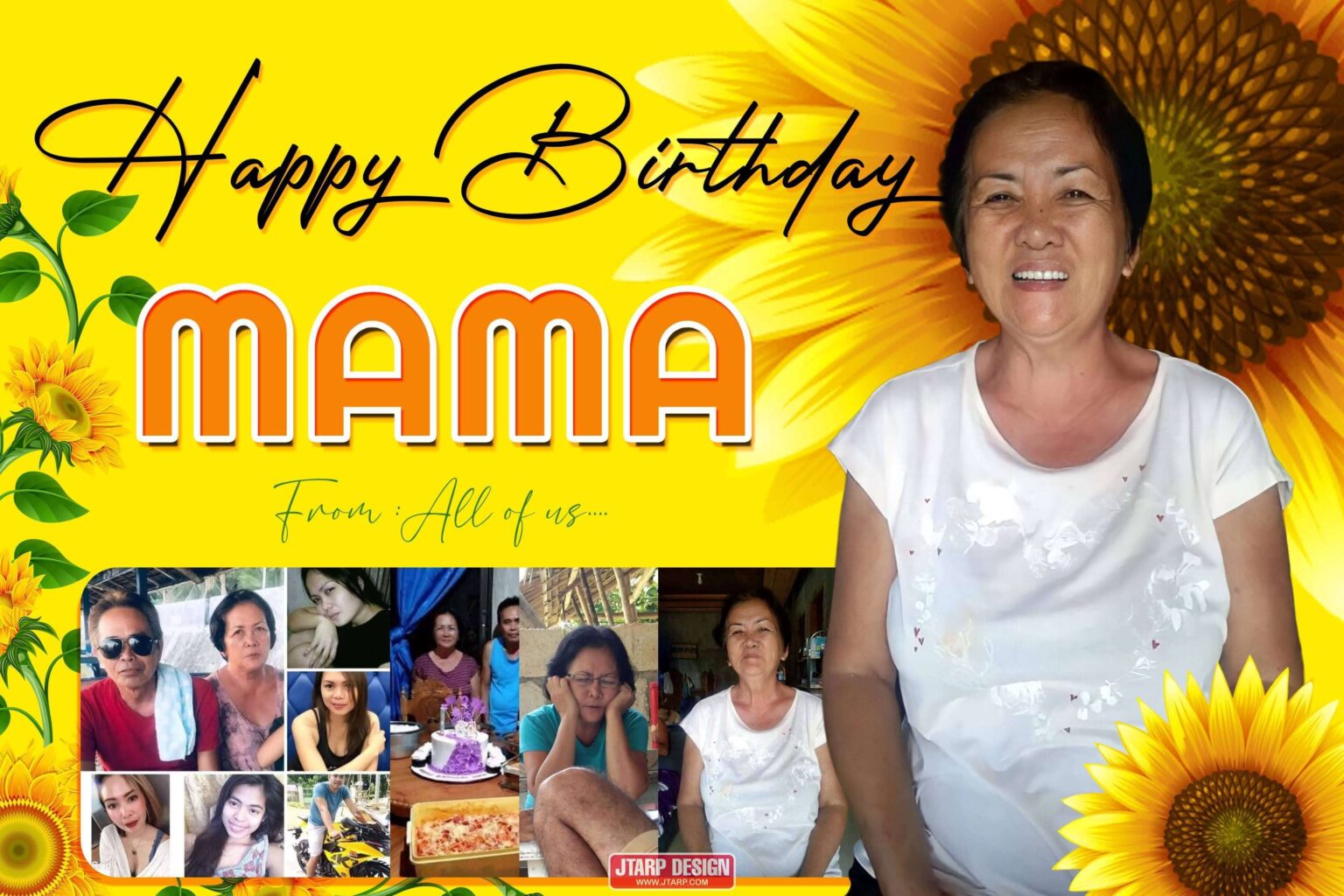 3x2 Happy Birthday Mama