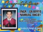 3x4 CONGRATULATIONS ENGR