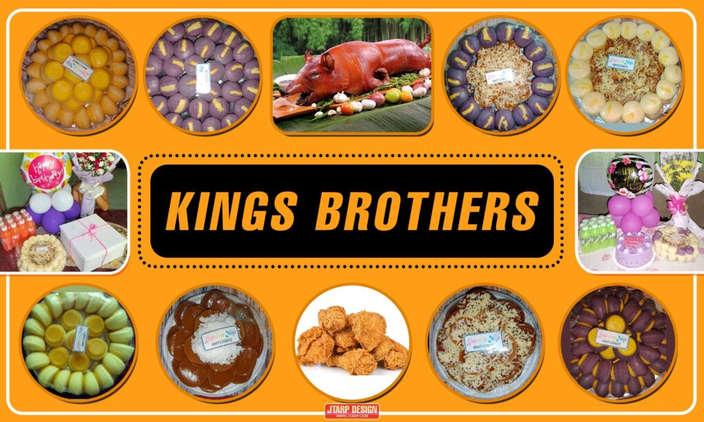 3x4 Kings Brother Food Business Tarpaulin Design