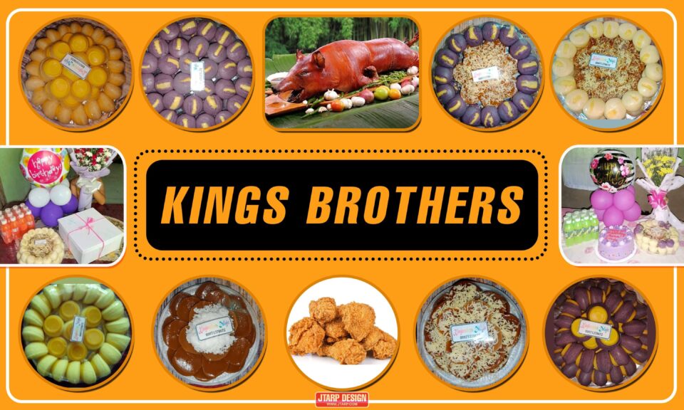 3x4 Kings Brother Food Business Tarpaulin Design