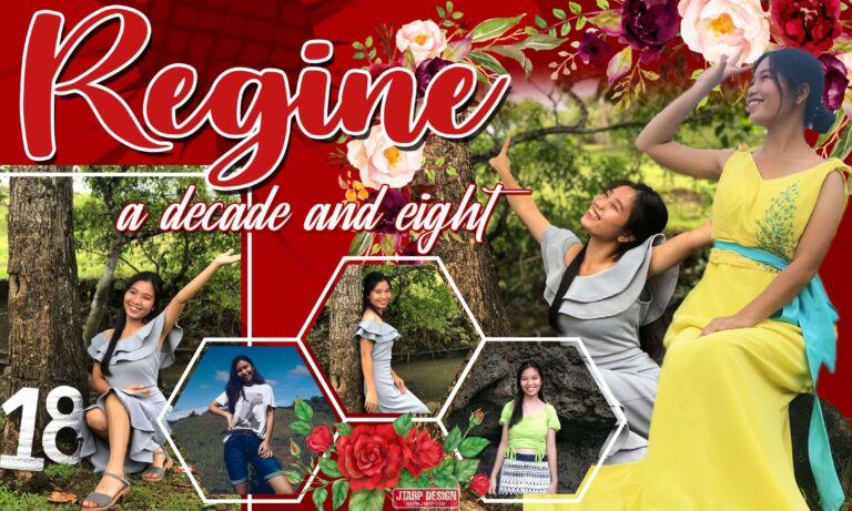 5x3 REGINE a decade and eight Debut Tarpaulin Design