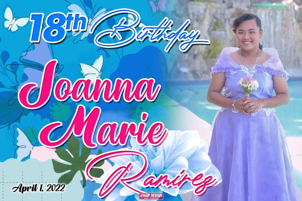 3x2 18th Birthday Joanna Marie Ramirez