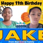 3x2 Happy 11th Birthday Jake