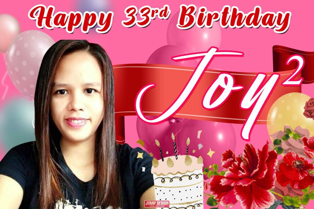 3x2 Happy 33rd Bday Joy2