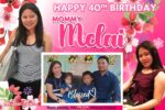3x2 Happy 40th Birthday Mommy Melai