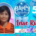 3x2 Happy 52nd Birthday Inse Rina